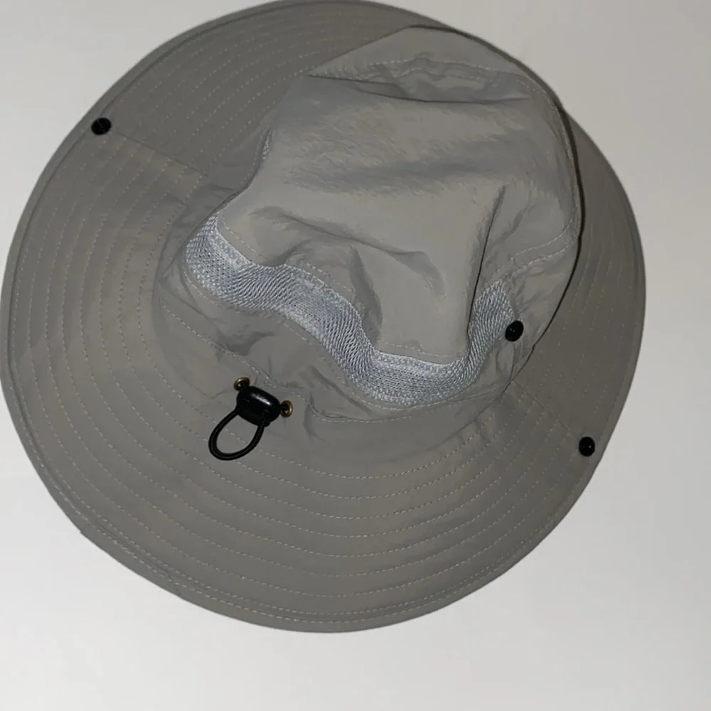 Lightweight Protection Zone Unisex Grey Barrel Adjustable Outdoor Floppy Hat